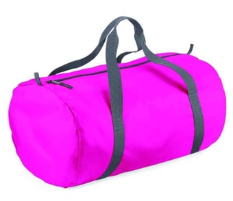 picture of BagBase Packaway Barrel Bag - Fuchsia Pink - [BT-BG150-FCH] - (DISC-R)