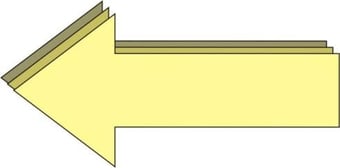 Picture of Spectrum Photoluminescent Anti-slip Floor Arrow - 8 Pack - SCXO-CI-13021