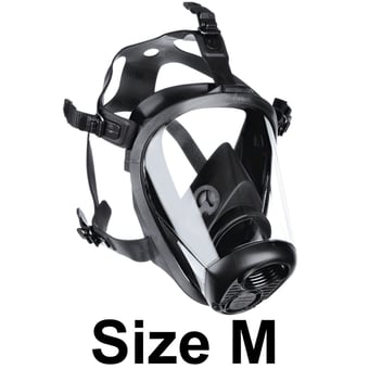 picture of Honeywell - Willson Optifit Single Full Face Mask Respirator - Medium - [HW-1715011]
