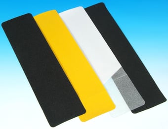 Picture of Yellow Anti-Slip Self Adhesive Stair Cleats - 610mm x 150mm Pads - Sold Individually - [HE-H3401Y]