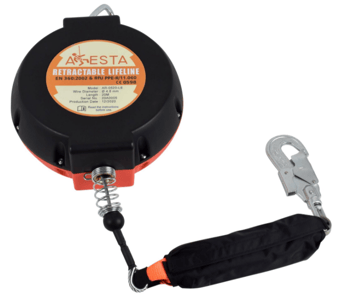 Picture of ARESTA Retractable Lifeline With Webbing & Snaphook 10m - [XE-AR-0510-LE]
