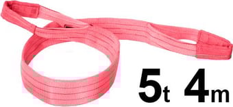 Picture of LashKing - Polyester Webbing Sling - 5t W.L.L - Length: 4mtr - EN11492-1:2000 - [GT-DWS5T4M]