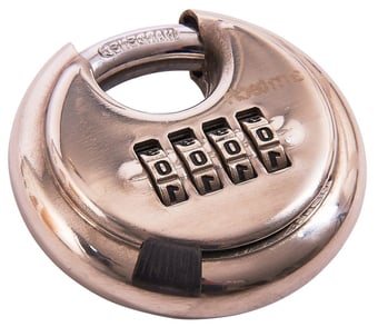 picture of Amtech 70mm 4 Digit Stainless Steel Combination Padlock - [DK-T1146]