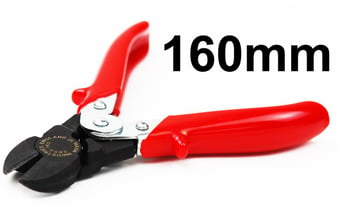 picture of Maun Diagonal Cutting Plier For Hard Wire Comfort Grips 160 mm - [MU-2999-160]