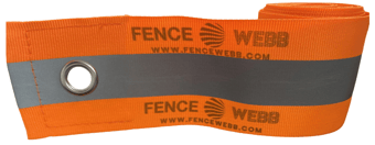 picture of Reflective Site Fence Strip Orange - 3.5m Length - [FW-FENCESTRIP]