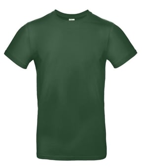 picture of B and C - Men's Exact 190 Crew Neck T-Shirt - Bottle Green - BT-TU03T-BGR - (DISC-X)