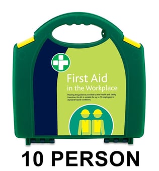picture of HSE Approved - 10 Person First Aid Kit - In Aura Box - Content Based on 1997 ACOP - [RL-112]
