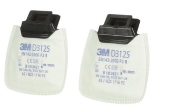 picture of 3M - Secure Click Particulate Filters D3125 - P2 R - Pair - [3M-D3125]