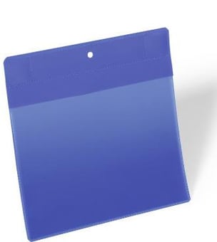 picture of Durable - Neodym Magnetic Document Sleeve A5 Landscape - Dark Blue - Pack 10 - [DL-174607]