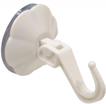 Picture of White Plastic Lever Suction Hooks - 50mm - Pack of 20 - [CI-HE95L]