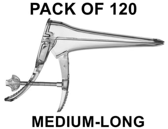 picture of Ultraspec Screening Vaginal Speculum - Medium-Long - Clinically Clean - 120 Pack - [VC-9130]