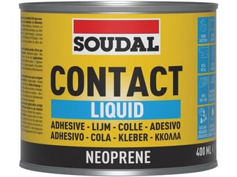 picture of Soudal Contact Adhesive Liquid - Yellow - 400ml - [DK-DKSD122295]