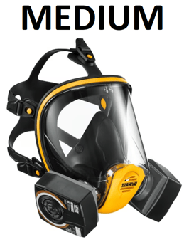 picture of Dewalt Reusable Full Face Mask Respirator with A2P3 Filters Medium - [FDC-DXIR1FFMMA2P3]