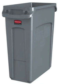 picture of Rubbermaid Slim Jim With Venting Channels - 60L - Grey - [SY-1971258] - (HP)