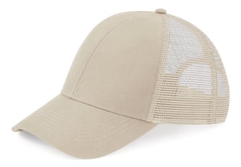 picture of Beechfield Organic Cotton Trucker Sand Yellow - [BT-B60-SAND]