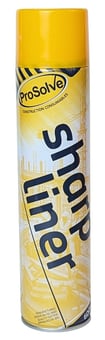picture of ProSolve Sharpliner Paint Aerosol - 600ml - Yellow - [PV-PVSHY6A]