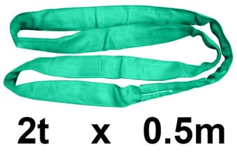 picture of LashKing - Polyester Round Sling - 2t WLL - 0.5m EWL - [GT-PRS2T0.5M]
