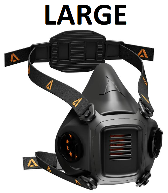 Alpha Sentinel Half Face Mask Large - [GL-ASRAS0001BH]
