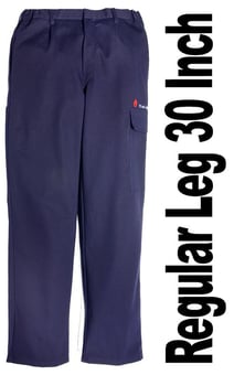 picture of NOAH Arc Flash Protective Trousers - Navy Blue - Regular Leg 30 Inch - 12.4 cal/cm² - CD-CLY-583-124-XX-R