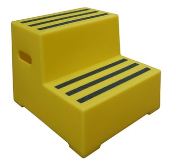 picture of Manual Handling Yellow Premium Safety Steps - 2 Step - [SL-ACCESS108-Y]