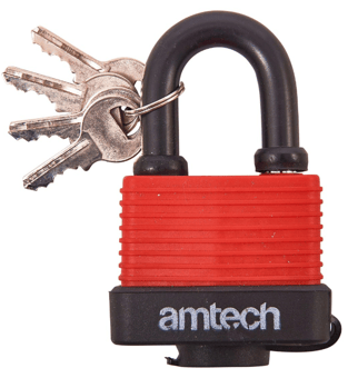 Picture of Amtech Weatherproof Padlock 50mm - [DK-T0750]