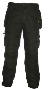 Picture of Dewalt - Pro Tradesman Trouser - Black - Regular Leg 31 Inch - SS-PRO-TRAD-R-BLK - (DISC-R)
