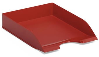 picture of Durable - Letter Tray Basic - Red - 337 x 253 x 63mm - Pack of 6 - [DL-1701672080]