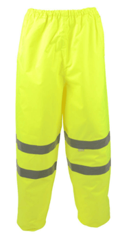 picture of Yellow Breathable Waterproof Trousers - BI-19 - (DISC-W)