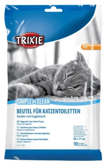 Picture of Trixie Cat Litter Tray Bags X-Large 10 Pack - [CMW-TX4051]- (DISC-W)