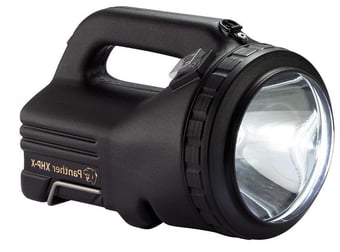 picture of Nightsearcher - NEW Panther XHP-X LED Search Light - 1800 Lumen Light Output - Rechargeable 7.4V 4.4Ah Lithium-ion Battery - Rated to IP54 - [NS-NSPANTHERXHP-X]