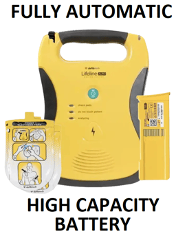 picture of Defibtech Lifeline AUTO AED Fully Automatic Defibrillator High Capacity - [MLC-DCF-E130SG-UK]