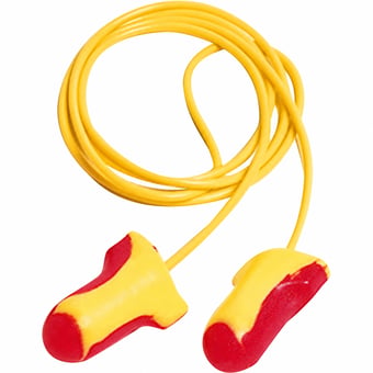 Picture of Howard Leight Laser Lite Disposable Foam Corded Ear Plug - SNR 35 - Box of 100 Pairs - [HW-3301106]
