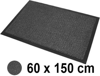 picture of Black Commodore Barrier Mat - 60 x 150cm - [JV-01-956]