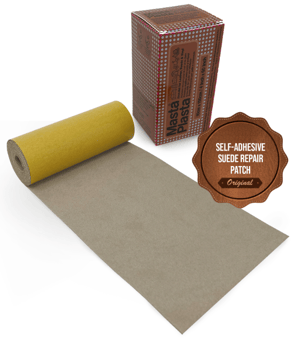 Picture of MastaPlasta Suede Repair Patch Roll/Tape Beige 150cm x 10cm - [MPL-BEIGESUEDEROLL150X10EU]