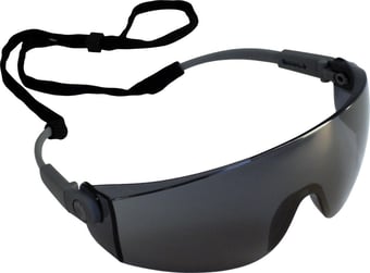 picture of Solomon -SM - ANTI-MIST Safety Spectacle Glasses with Cord - Smoke Anti-Fog Lens - EN166.1.F and EN172:1995 - [UC-SOLOMON-SM]