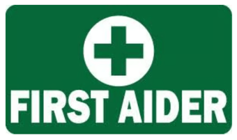 Picture of FIRST AIDER Insert Card for Professional Armbands - [IH-AB-FA] - (HP)