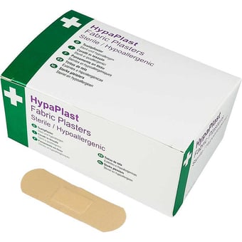 picture of Fabric Elasticated Plaster - Senior Strip Plaster - 72x25mm - Box of 100 - [SA-D8001]