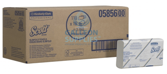 Picture of Scott Slimfold 1760 Hand Towels - 9.5cm x 19cm - [GU-5856] - (LP)