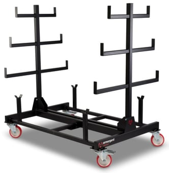 picture of ArmorGard - Mobile Pipe Rack - 1 Tonne Capacity - 1000mm x 1500mm x 1560mm - [AG-PR1] - (SB)