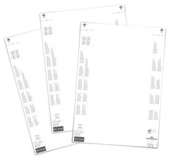 Picture of Insert Sheets for Logistic Pockets - 297 x 74 mm - White - Pack of 40 - [DL-103102]