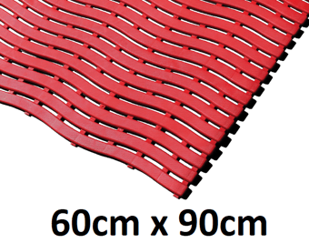 picture of Kumfi Step Anti-Slip Swimming Pool Mat Red - 60cm x 90cm - [BLD-KM2436RD]