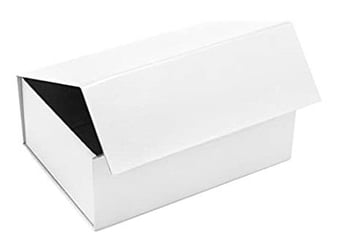 Picture of Branded With Your Logo - Luxury Magnetic Gift Boxes - White Colour - 200 x 200 x 79mm - [IH-RJ-MGB200WHITE] - (HP)