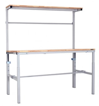 Picture of BiGDUG Height Adjustable Packing Workstation - 1500w x 750d mm - Upper Shelf - [BDU-BDMDPBC1575H]
