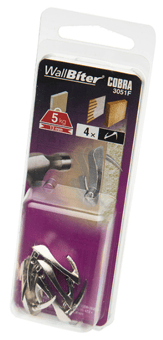 Picture of Cobra WallBiter Nickel Medium Hook 4 Pack - [MX-3051F]