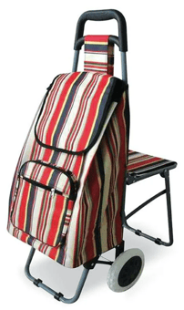 Picture of Lifemax Leisure Trolley with Seat Single Wheel - [LM-1206]