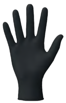 Picture of Mercator Nitrylex Classic Black Gloves - Box of 50 Pairs - JE-RD301040Q