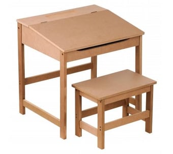 Picture of Premier Kids Natural Desk and Stool - Children Desk - [PRMH-BU-X2402X565] - (HP)