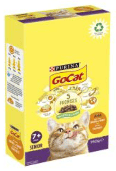 picture of Go-Cat Senior with Chicken Turkey & Vegetables Dry Cat Food 750g - [BSP-748614]