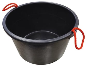 picture of Faithfull - Impact Resistance Builders Bucket Black - 40 Litre / 9 Gallon - [TB-FAI40LBUCKET]