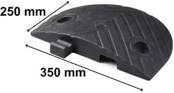 picture of Prozon Speed Bump 50mm Black End Cap - [PZ-16774-B] - (LP)